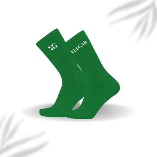 Green White Vulgar Sock